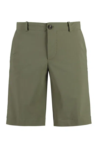 Rrd Week End Bermuda Shorts In Stretch Fabric In Green