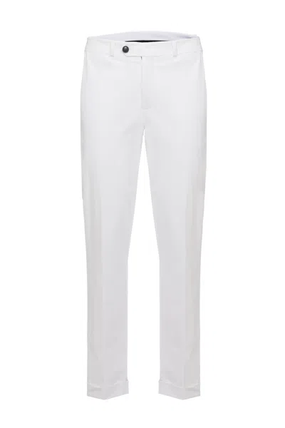 Rrd White Surflex Chino Straight-leg Pants In Multi