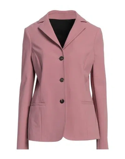 Rrd Woman Blazer Antique Rose Size 6 Polyamide, Elastane In Pink