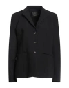 Rrd Woman Blazer Black Size 10 Polyamide, Elastane In Black