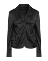 Rrd Woman Blazer Black Size 6 Polyamide, Elastane In Black
