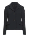 Rrd Woman Blazer Black Size 10 Polyamide, Elastane
