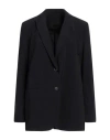 Rrd Woman Blazer Black Size 8 Polyester, Elastane In Black