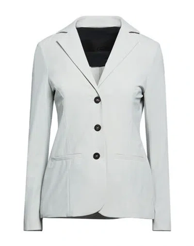 Rrd Woman Blazer Grey Size 4 Polyamide, Elastane In Gray