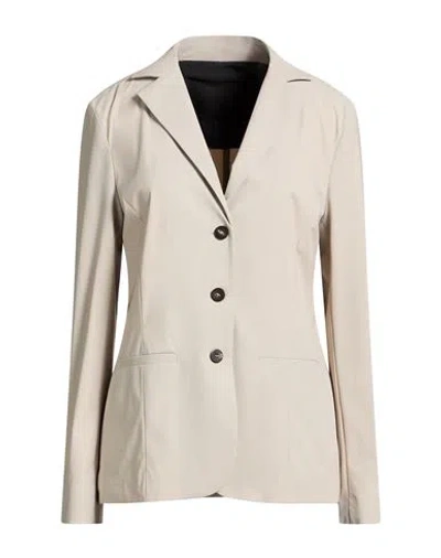 Rrd Woman Blazer Light Grey Size 2 Polyamide, Elastane In Gray