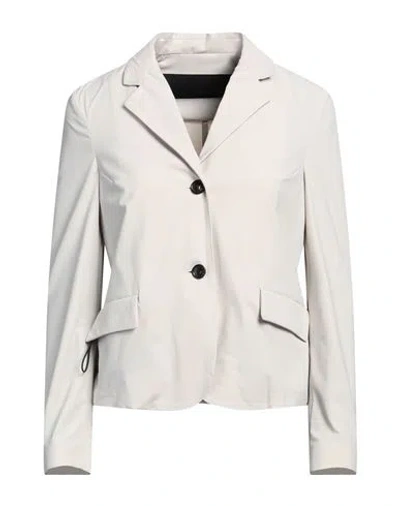 Rrd Woman Blazer Light Grey Size 6 Polyamide, Elastane In Gray