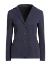 Rrd Woman Blazer Midnight Blue Size 14 Polyamide, Elastane In Blue