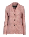 Rrd Woman Blazer Orange Size 8 Polyamide, Elastane In Orange