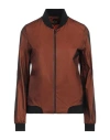 Rrd Woman Jacket Brown Size 6 Polyamide In Brown