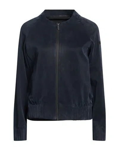 Rrd Woman Jacket Midnight Blue Size 8 Cupro, Elastane
