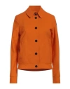 Rrd Woman Jacket Orange Size 6 Polyamide, Elastane In Orange