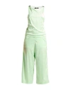 Rrd Woman Jumpsuit Light Green Size 8 Polyester, Elastane In Green