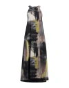 Rrd Woman Maxi Dress Charcoal Size 10 Polyamide, Elastane In Multi