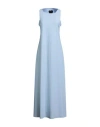 Rrd Woman Maxi Dress Sky Blue Size 8 Polyamide, Elastane In Brown