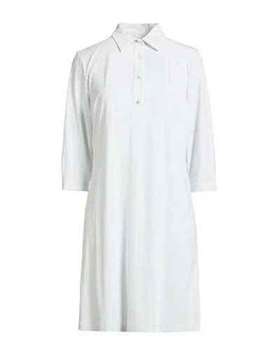 Rrd Woman Midi Dress Light Grey Size 10 Polyamide, Elastane In Gray