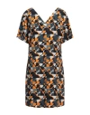 Rrd Woman Mini Dress Black Size 12 Polyamide, Elastane