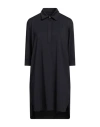 Rrd Woman Mini Dress Black Size 6 Polyamide, Elastane