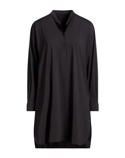 Rrd Woman Mini Dress Black Size 8 Polyamide, Elastane