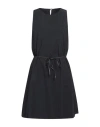 Rrd Woman Mini Dress Black Size 8 Polyamide, Elastane