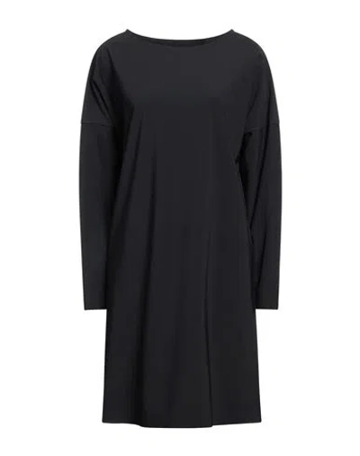 Rrd Woman Mini Dress Black Size 8 Polyamide, Elastane