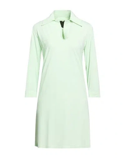 Rrd Woman Mini Dress Light Green Size 8 Polyamide, Elastane