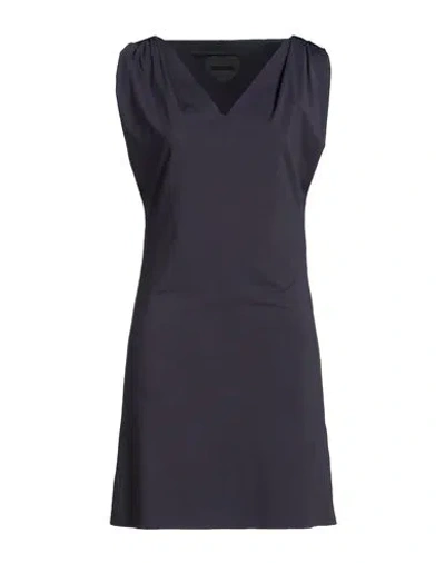 Rrd Woman Mini Dress Midnight Blue Size 14 Polyamide, Elastane