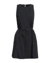 Rrd Woman Mini Dress Midnight Blue Size 4 Polyamide, Elastane