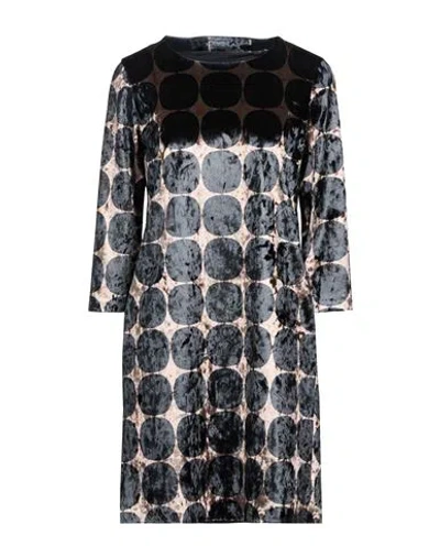 Rrd Woman Mini Dress Midnight Blue Size 4 Polyester, Elastane