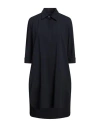 Rrd Woman Mini Dress Midnight Blue Size 6 Polyamide, Elastane
