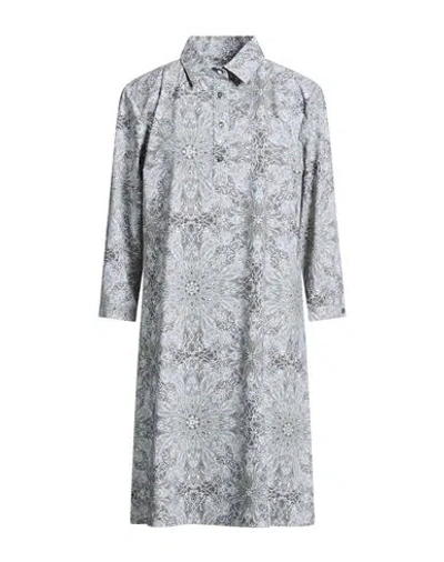 Rrd Woman Mini Dress Military Green Size 10 Polyamide, Elastane In Gray