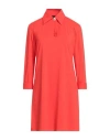 Rrd Woman Mini Dress Red Size 6 Polyamide, Elastane In Red