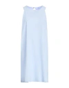 Rrd Woman Mini Dress Sky Blue Size 12 Polyamide, Elastane In Blue