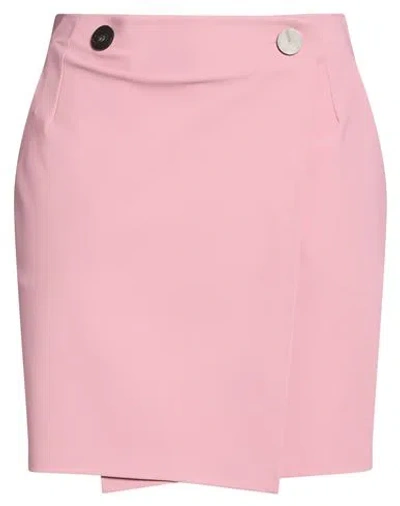 Rrd Woman Mini Skirt Antique Rose Size 6 Polyamide, Elastane In Pink