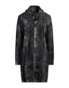 Rrd Woman Overcoat & Trench Coat Midnight Blue Size 6 Polyamide, Elastane