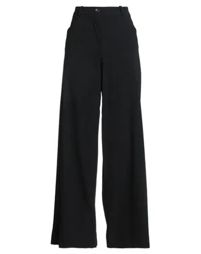 Rrd Woman Pants Black Size 8 Polyamide, Elastane
