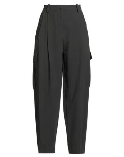 Rrd Woman Pants Black Size 8 Polyamide, Elastane