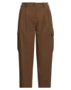 Rrd Woman Pants Brown Size 4 Polyamide, Elastane