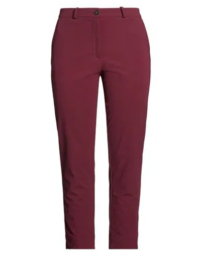 Rrd Woman Pants Burgundy Size 12 Polyamide, Elastane In Red
