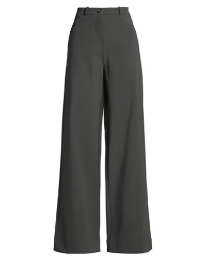Rrd Woman Pants Charcoal Size 4 Polyamide, Elastane In Gray