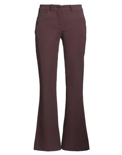 Rrd Woman Pants Chocolate Brown Size 14 Polyamide, Elastane