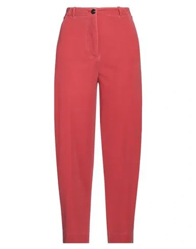 RRD RRD WOMAN PANTS CORAL SIZE 6 POLYAMIDE, ELASTANE