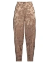 Rrd Woman Pants Khaki Size 8 Polyester, Elastane In Beige