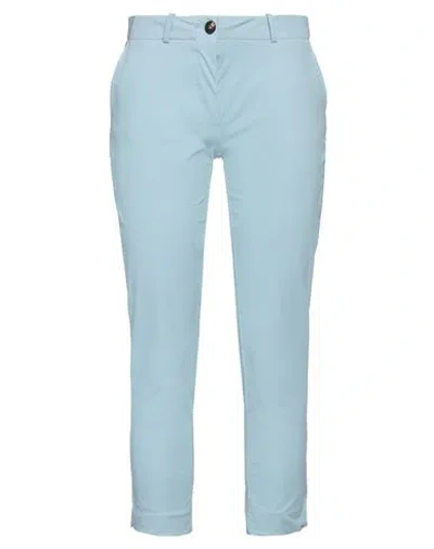 Rrd Woman Pants Light Blue Size 10 Polyamide, Elastane
