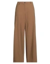 Rrd Woman Pants Light Brown Size 8 Polyamide, Elastane In Sand