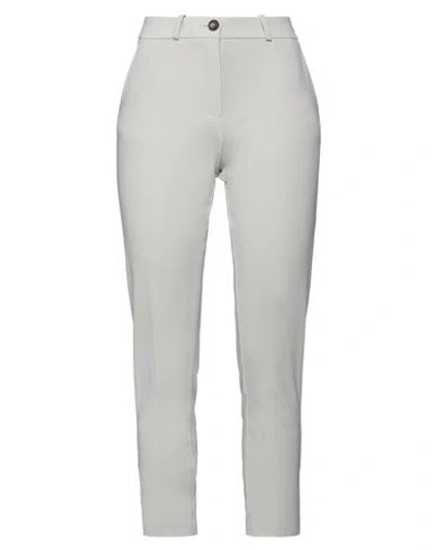 RRD RRD WOMAN PANTS LIGHT GREY SIZE 12 POLYAMIDE, ELASTANE