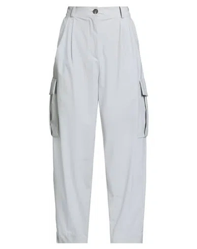 Rrd Woman Pants Light Grey Size 4 Polyamide, Elastane In Gray