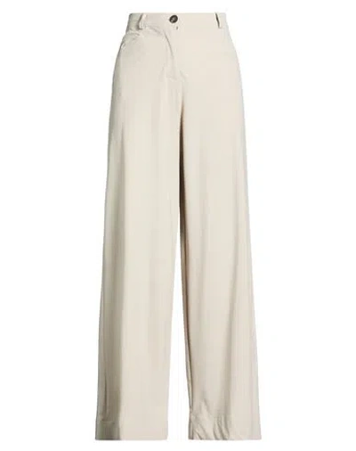 Rrd Woman Pants Light Grey Size 8 Polyamide, Elastane In Neutral