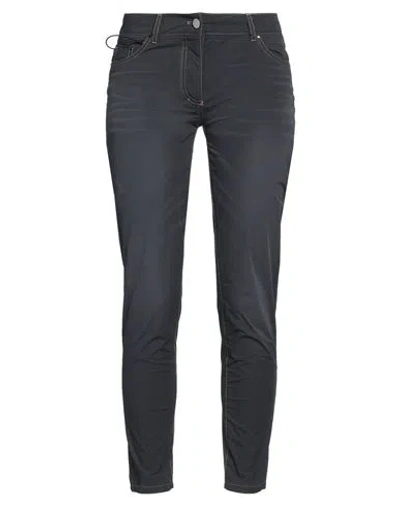 Rrd Woman Pants Midnight Blue Size 12 Polyamide, Elastane In Black