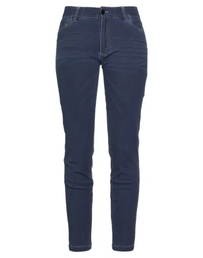 Rrd Woman Pants Midnight Blue Size 6 Polyamide, Elastane