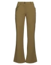 Rrd Woman Pants Military Green Size 6 Polyamide, Elastane In Green
